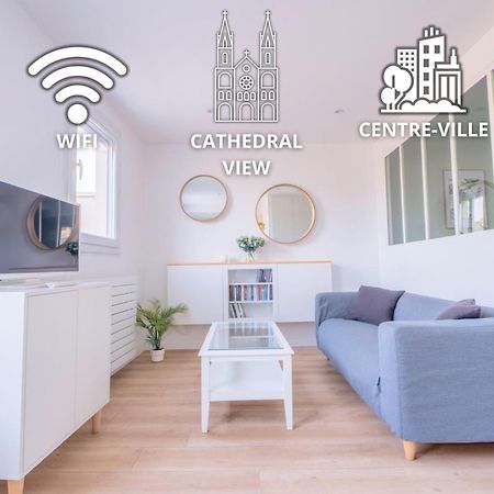 Apartamento Le Clovis - Cathedrale Reims Exterior foto